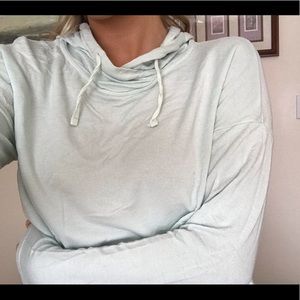 Comfy teal sweatshirt